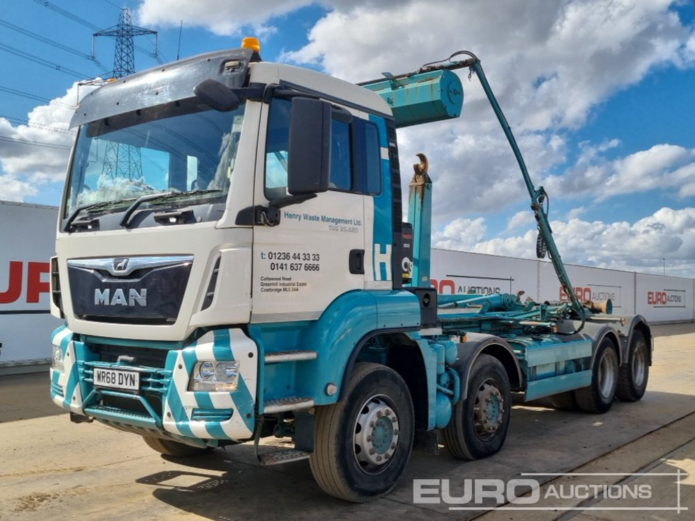 Hook lift truck 2018 MAN TGS 35.420