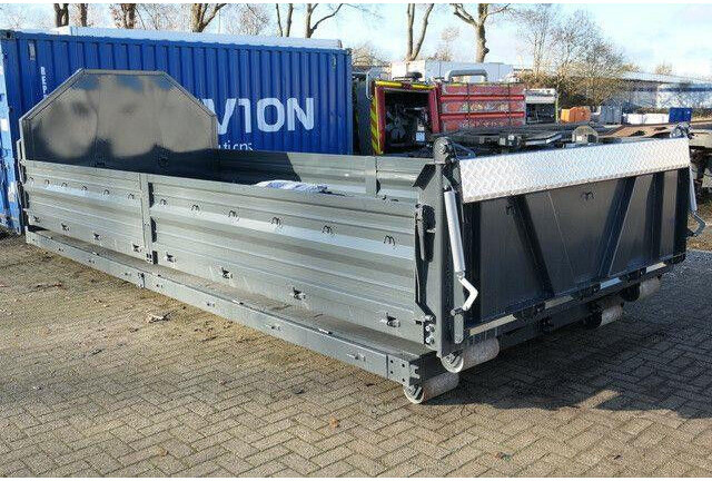 Hook lift truck ALGA ABPR, Pritsche, Plattform, 9m³, Klappen