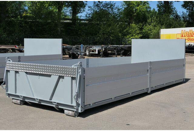 Hook lift truck ALGA, Zurrösen, Pendelklappe, Bordwände,Pritsche