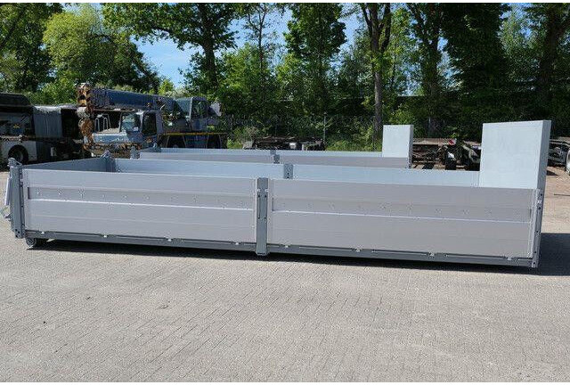 Hook lift truck ALGA, Zurrösen, Pendelklappe, Bordwände,Pritsche