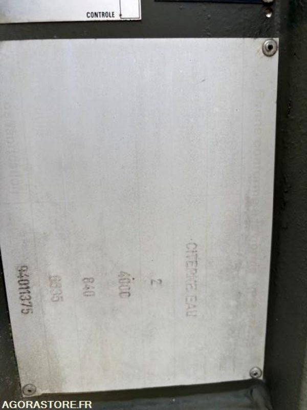 Hook lift truck CITERNE AMPLIROLL 4000 LITRES