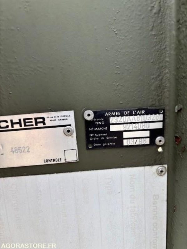 Hook lift truck CITERNE AMPLIROLL 4000 LITRES