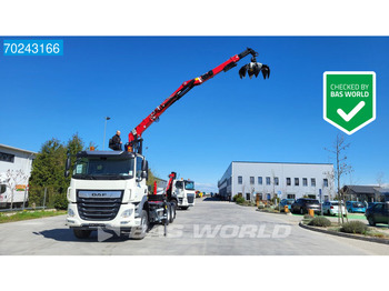 Hook lift truck DAF CF 430 6X2 NEW Jonsered J1250RZ 80 Z-Kran Crane 21tons Multilift