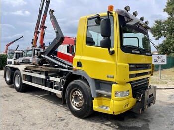Hook lift truck DAF CF 85.410 6X2 CONTAINER SYSTEM - MULTILIFT XR HIAB - LIFT AXLE - BE-DOCUMENTS - 355.000KMS