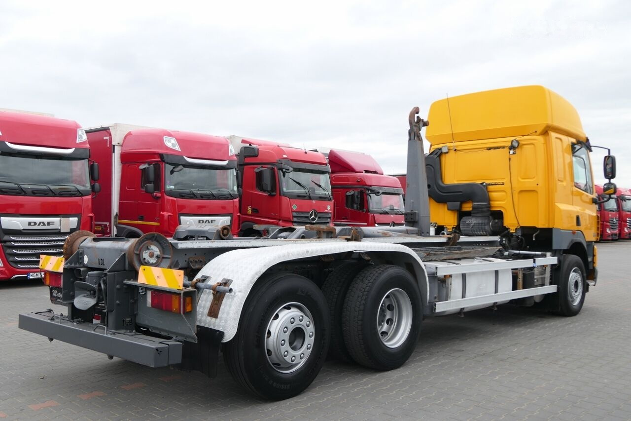 Hook lift truck DAF CF 85.460 / 6x2 / HAKOWIEC TERBERG / TER 850 / OŚ PODNOSZONA / D