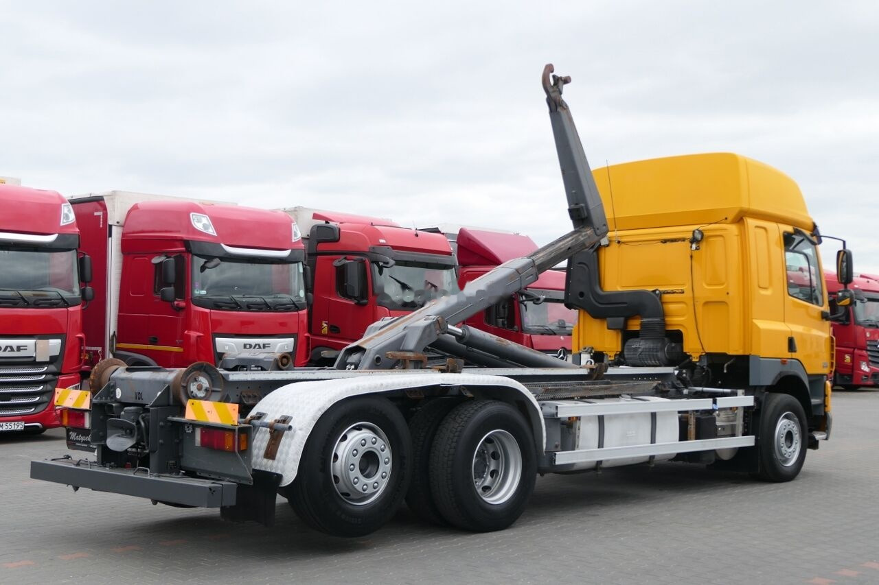 Hook lift truck DAF CF 85.460 / 6x2 / HAKOWIEC TERBERG / TER 850 / OŚ PODNOSZONA / D