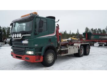 DAF CF 85, 6x4, FULL STEEL, BIG AXLES, MANUAL - hook lift truck