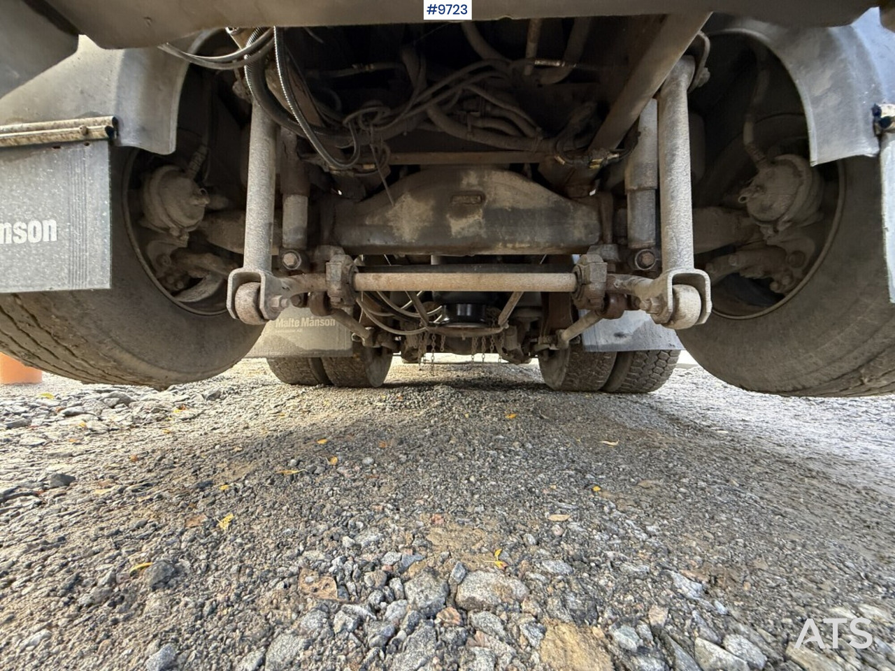 Hook lift truck DAF FAN XL510Z hooklift with flatbed