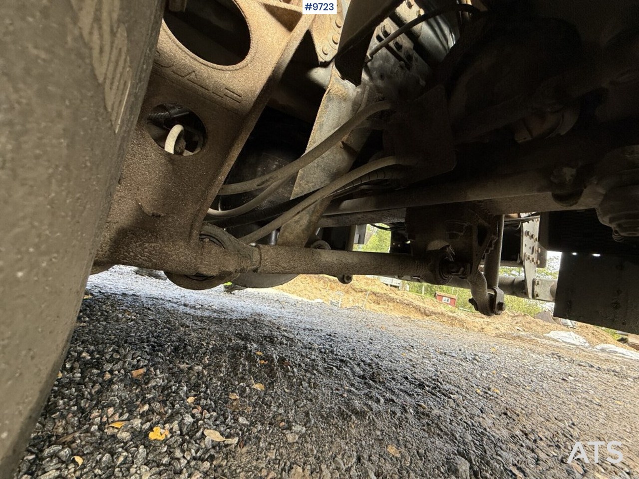 Hook lift truck DAF FAN XL510Z hooklift with flatbed