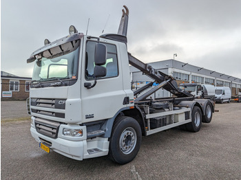 Hook lift truck DAF FAS CF75.310 6x2 Daycab Euro5 - Haakarm 21T - Lift-as - Handgeschakeld - Sinchromessen Slecht - 12/2024APK (V695)