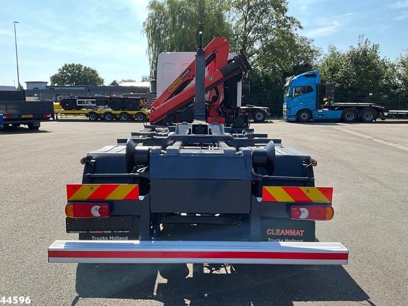 Hook lift truck DAF FA LF 250 Euro 6 Palfinger 6,5 Tonmeter laadkraan
