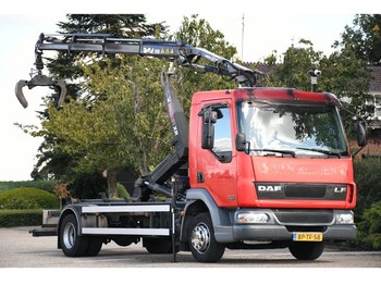 Hook lift truck DAF LF45/150 !!MANUAL/KRAAN/HAAK!!