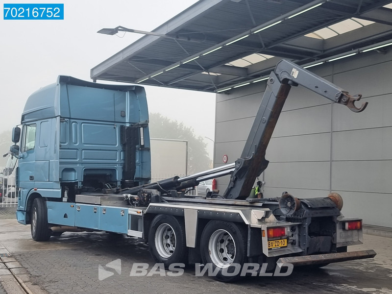Hook lift truck DAF XF105.460 6X2 NL-Truck Hiab XR26S61 Manual Liftachse Euro 5