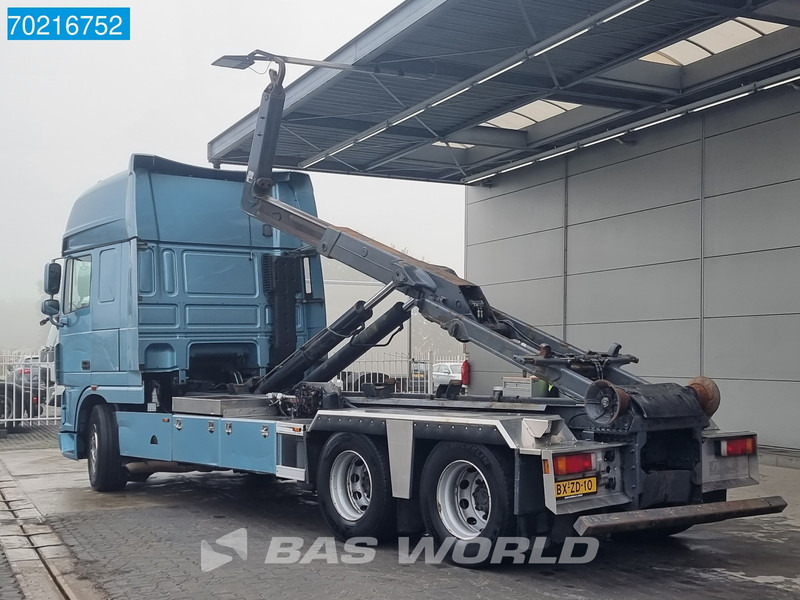 Hook lift truck DAF XF105.460 6X2 NL-Truck Hiab XR26S61 Manual Liftachse Euro 5