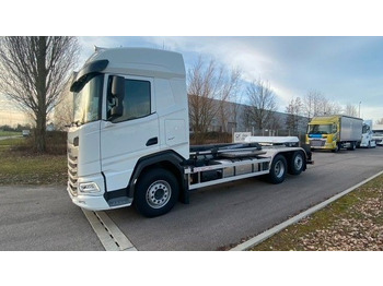 Hook lift truck DAF XF 480 FAN Abroller VDL 