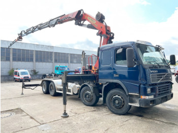 Hook lift truck  FM12-420 8x4/4 FM12-420 8x4/4, Schub-Knick, Kran Palfinger PK35000 D+Jip PJ063B, Seilwinde, Funk