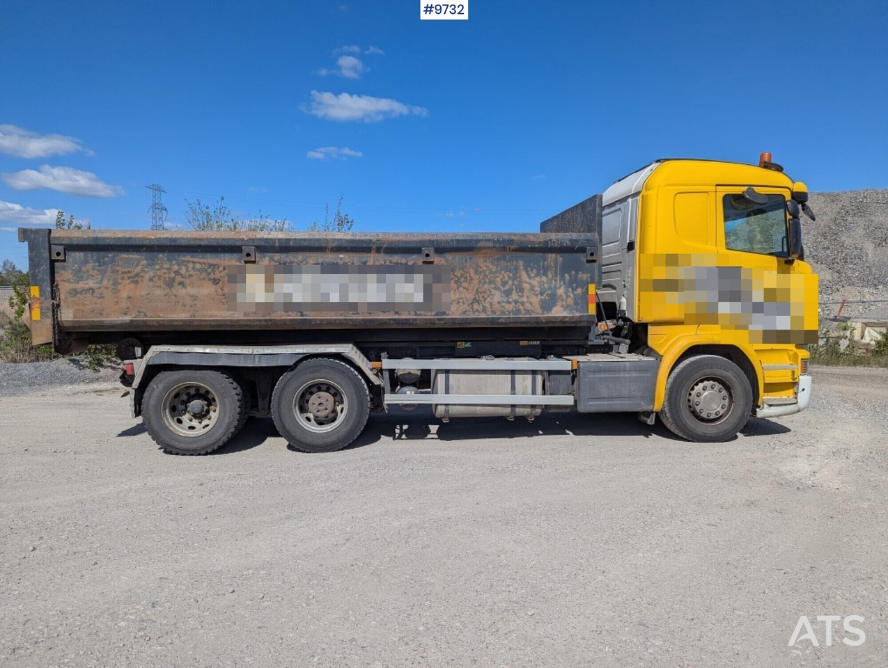 Hook lift truck Hooklift Truck Scania R520 6x2 with flatbed