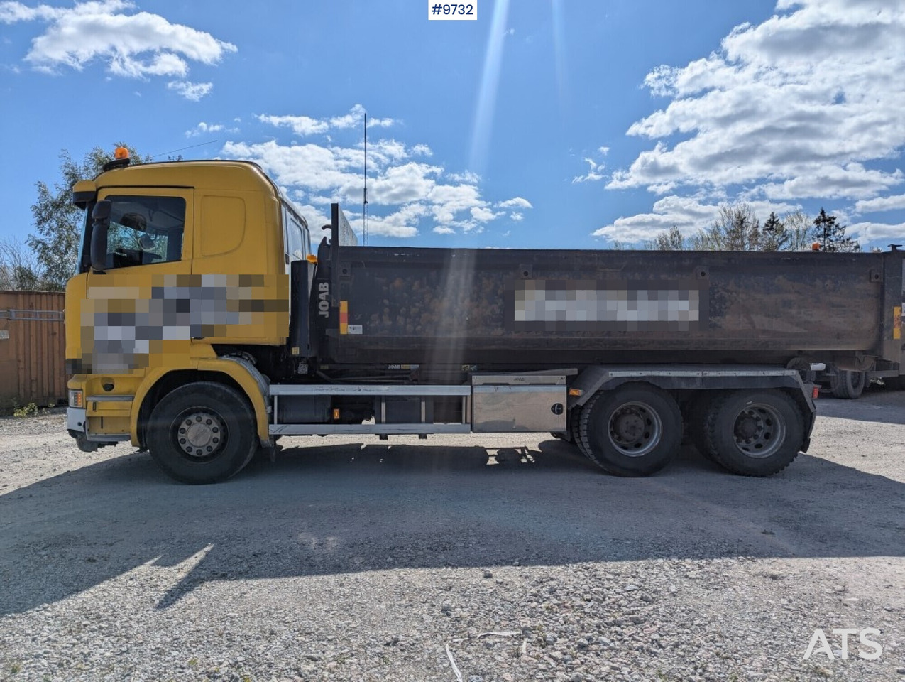 Hook lift truck Hooklift Truck Scania R520 6x2 with flatbed