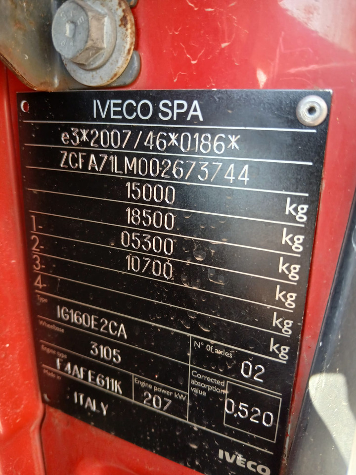 Hook lift truck IVECO EUROCARGO 150-280