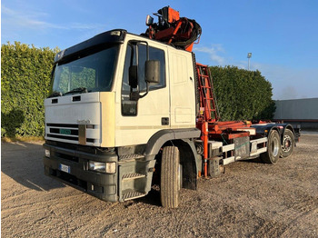 Hook lift truck IVECO EUROTECH 440E43 SCARRABILE CON GRU