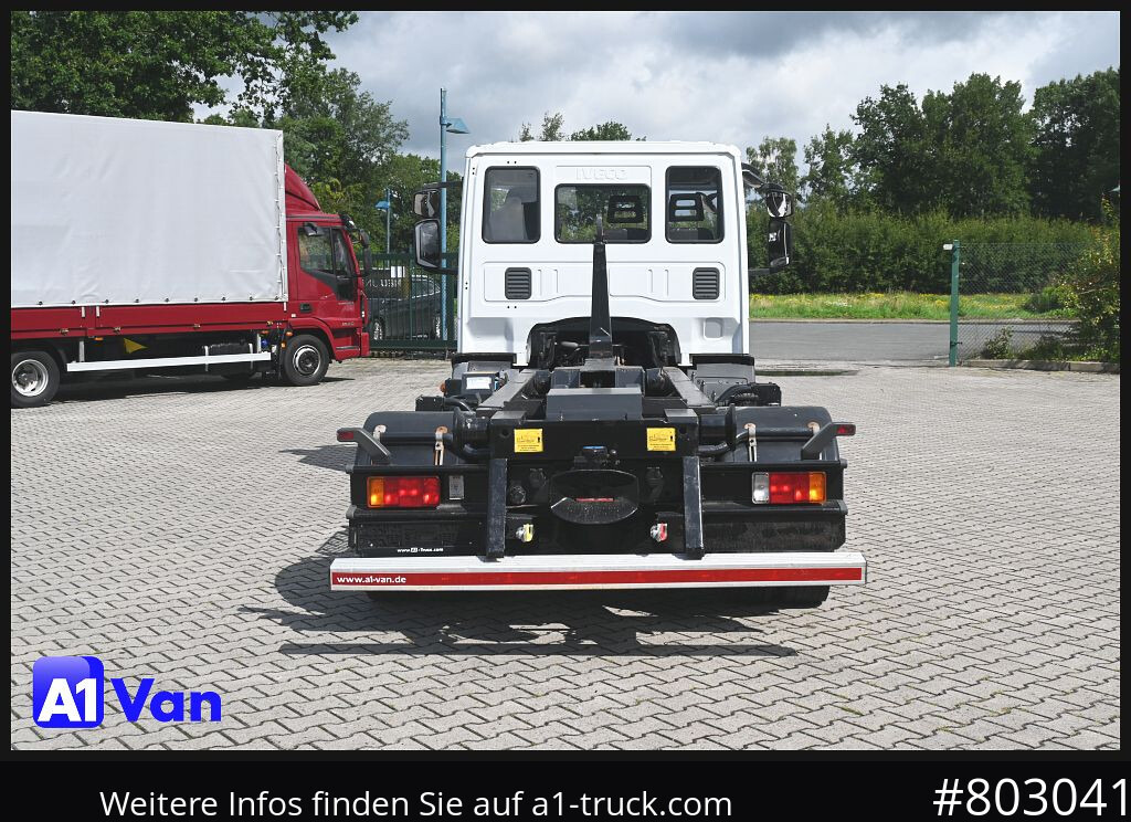 Hook lift truck IVECO Eurocargo ML 80E18/ Abroller,Ellermann