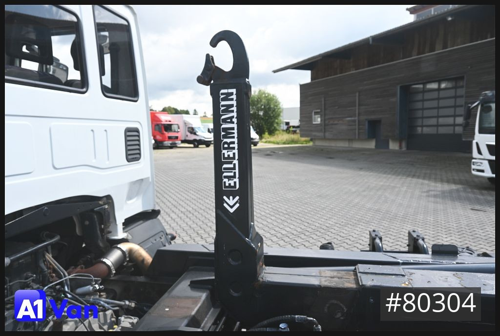 Hook lift truck IVECO Eurocargo ML 80E18/ Abroller,Ellermann