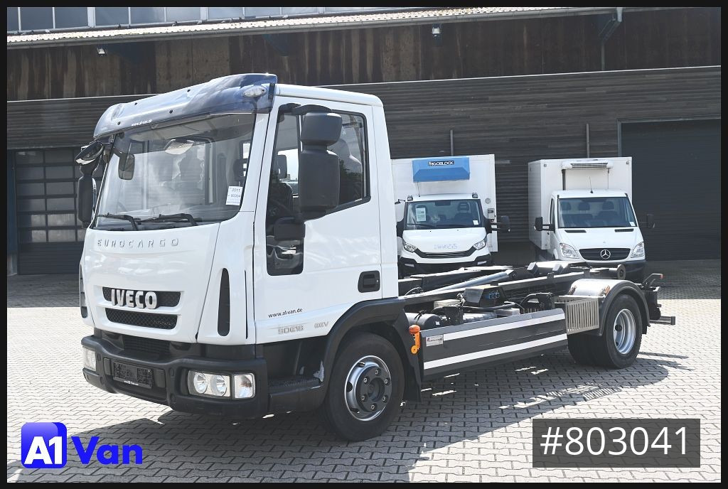 Hook lift truck IVECO Eurocargo ML 80E18/ Abroller,Ellermann