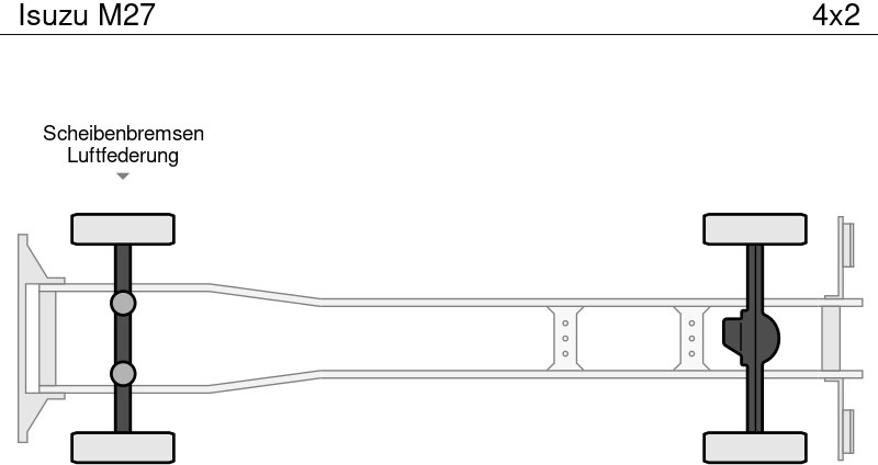 Hook lift truck Isuzu M27