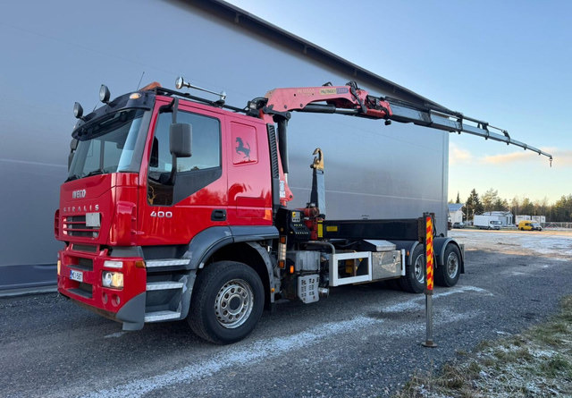 Hook lift truck IvecoStralis 400 6x2 Palfinger