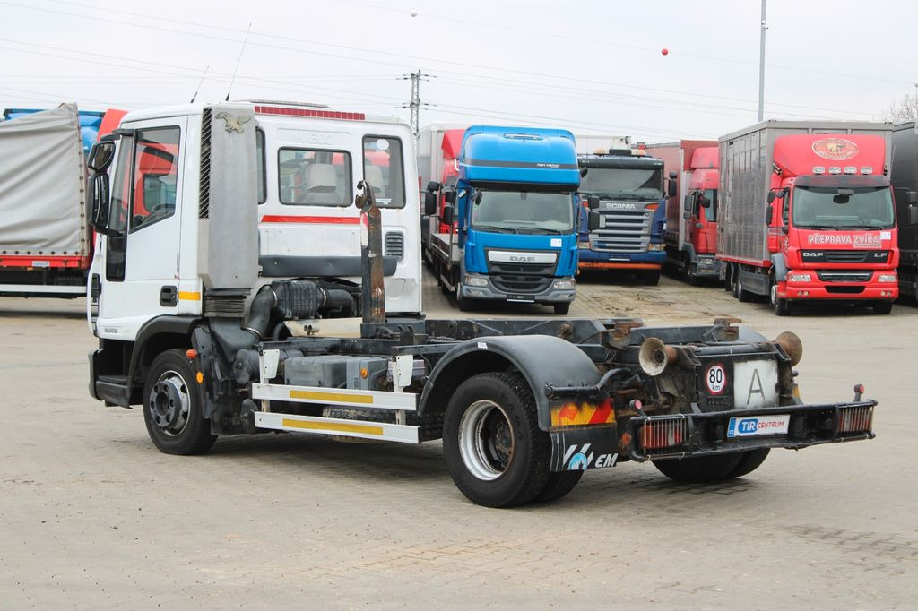 Hook lift truck Iveco EUROCARGO ML 90E18, BEACONS,  HOOK CTS OKŘÍNEK