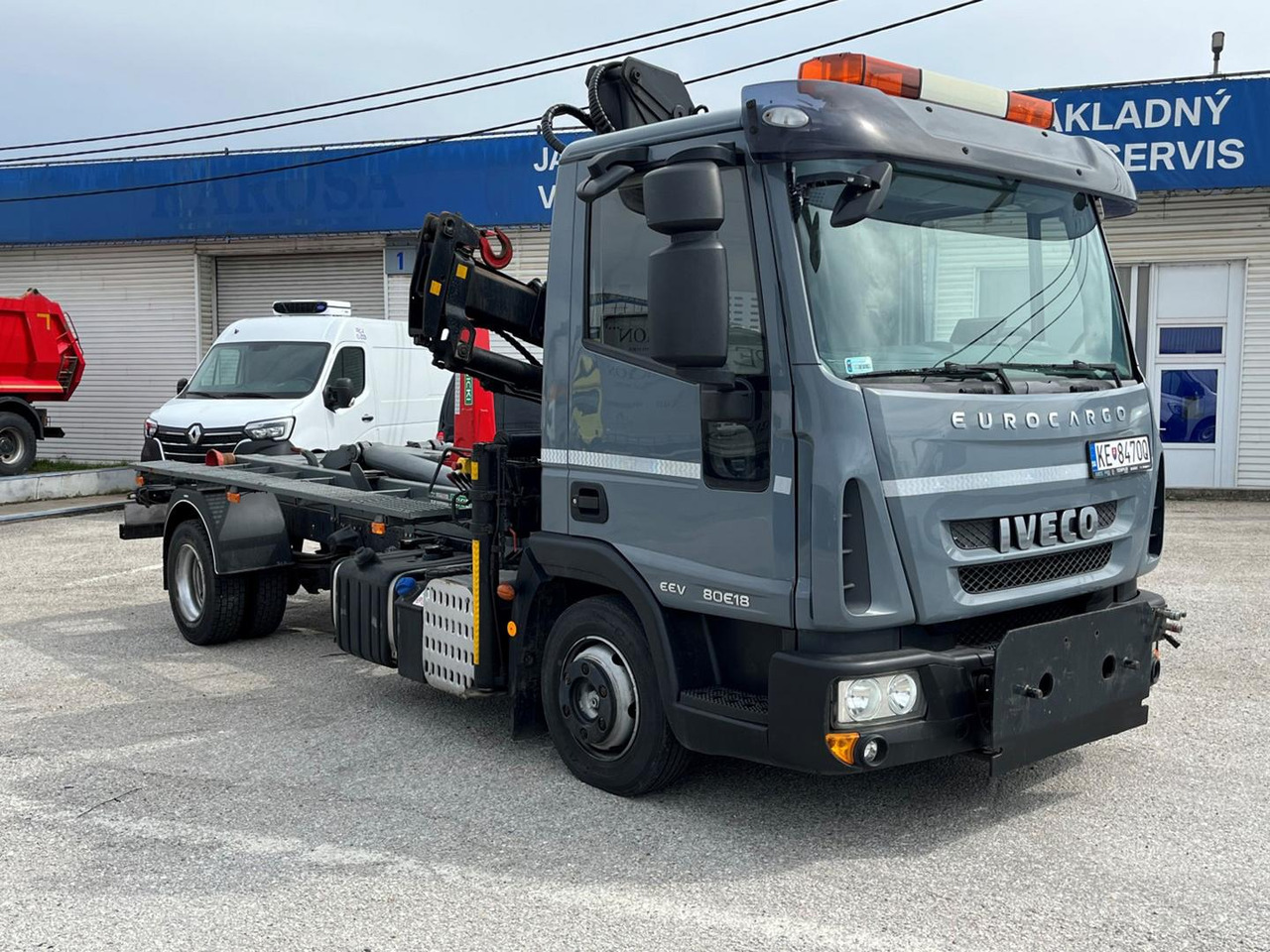 Hook lift truck Iveco EuroCargo, 80E18, Hákový nosič kontajnerov