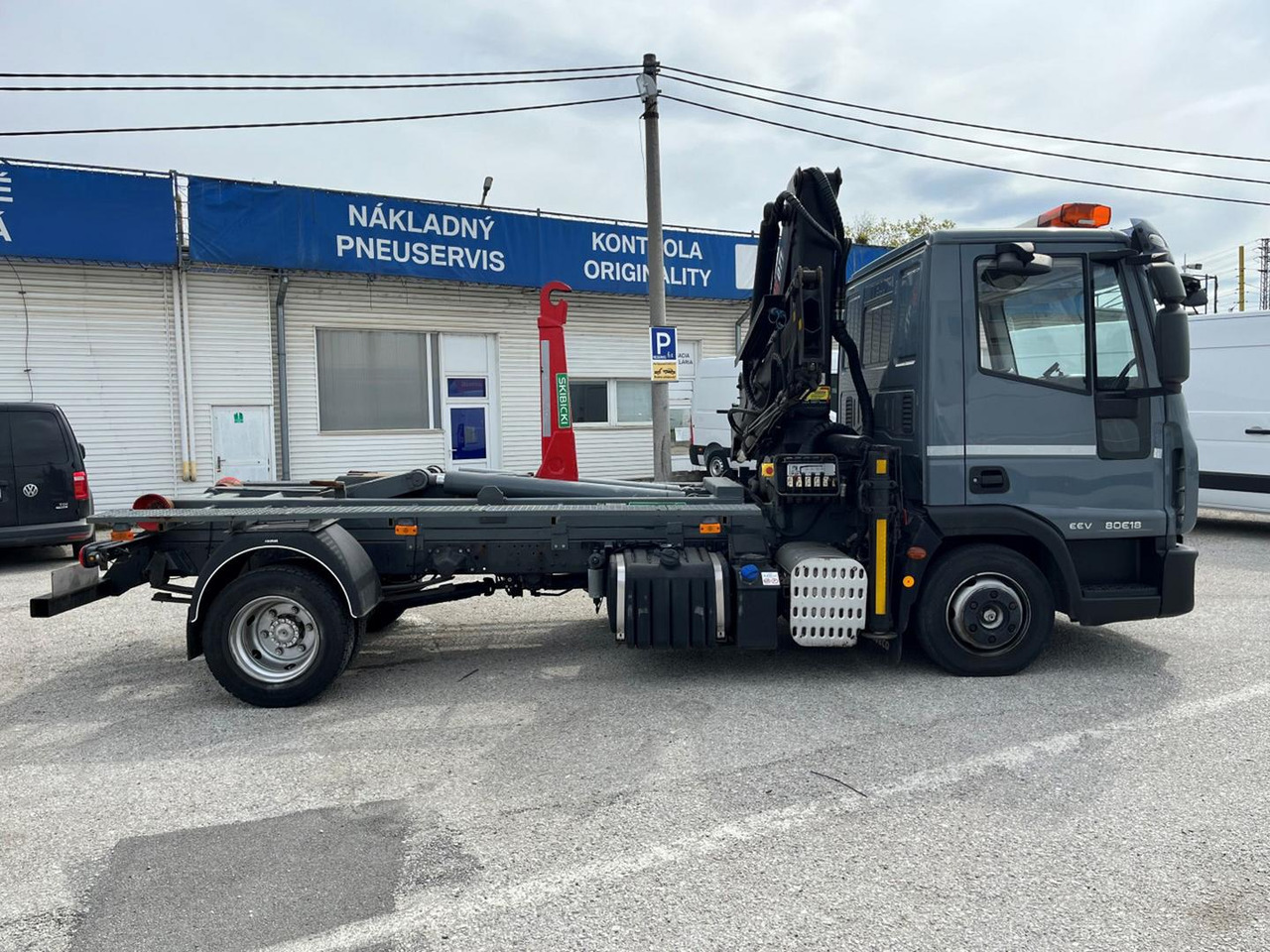 Hook lift truck Iveco EuroCargo, 80E18, Hákový nosič kontajnerov