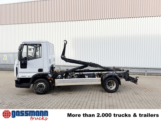 Hook lift truck Iveco EuroCargo ML75E16 4x2, City-Abroller