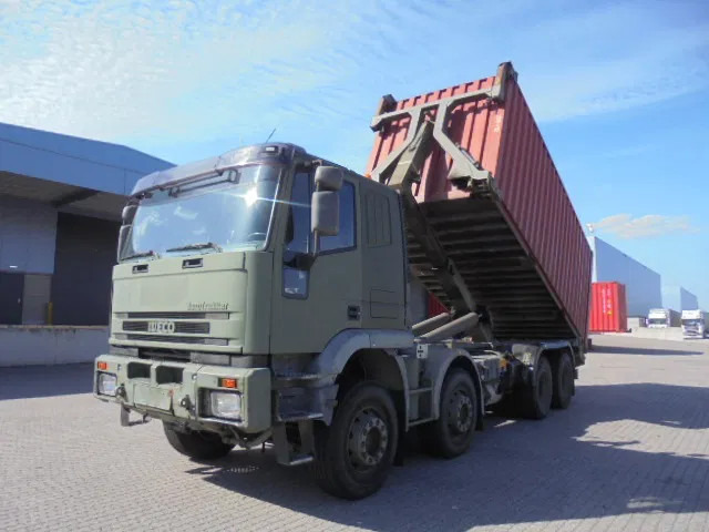 Hook lift truck Iveco Eurotrakker 410 E37H