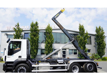 Hook lift truck Iveco Stralis 360 E6 6×2 / MARREL 20t hooklift 