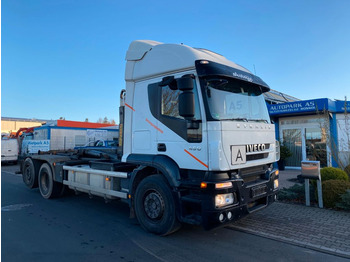 Hook lift truck Iveco Stralis 450 AT260 Abrollkipper Hyvalift ATM 
