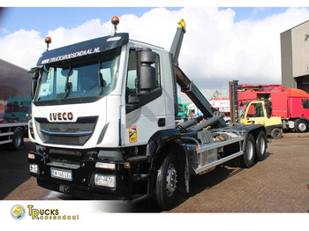 Hook lift truck Iveco Stralis 460 + 6X2 + 20T + 12X IN STOCK