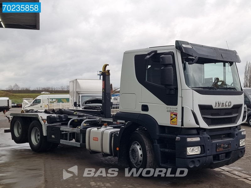 Hook lift truck Iveco Stralis 460 6X2 ACC ActiveTime Liftachse 20T Euro 6