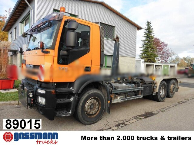Hook lift truck Iveco Stralis AD260S33Y/PS 6x2, Lenk-/Liftachse,