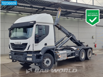 Hook lift truck Iveco Trakker 450 6X4 20t Marrel Hooklift Big-Axle Euro 6