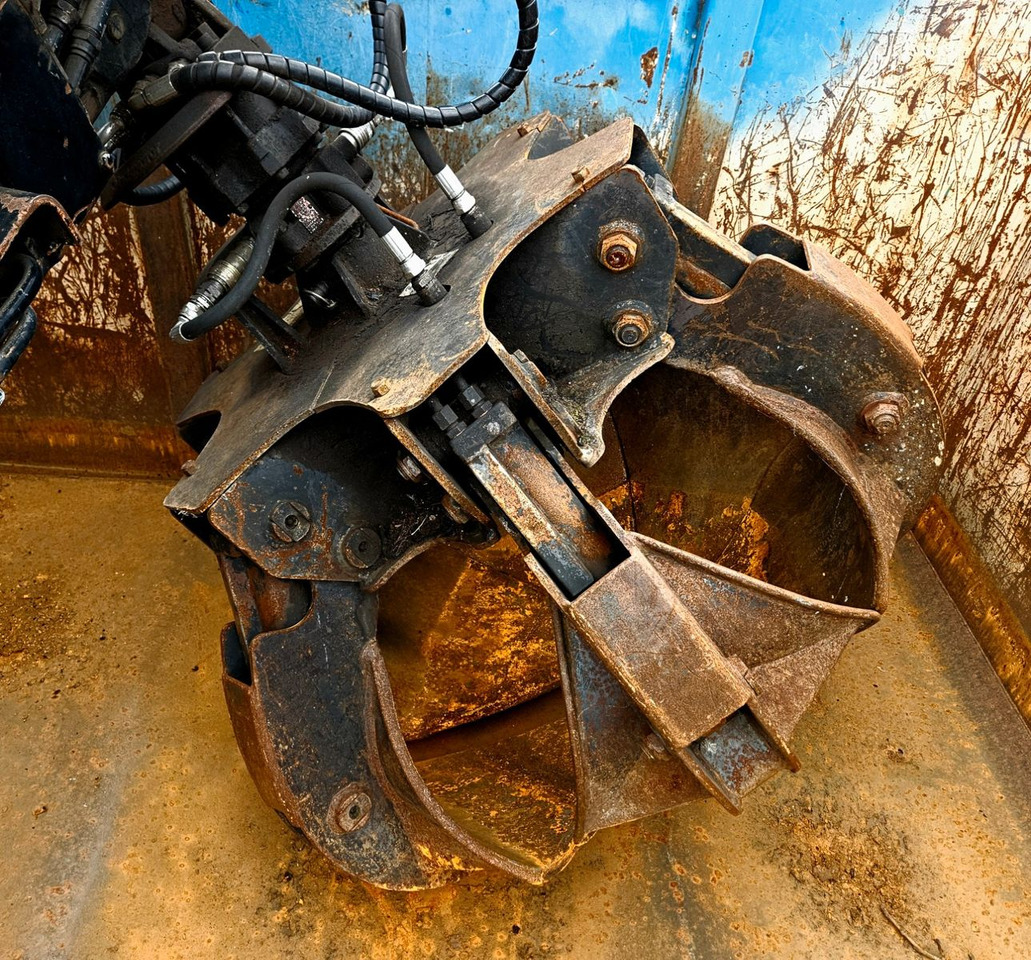 Hook lift truck Kranmulde Jonsered 990 Kran Container