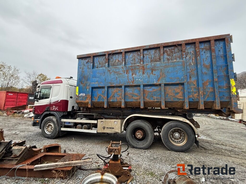 Hook lift truck Krokbil Scania 124G