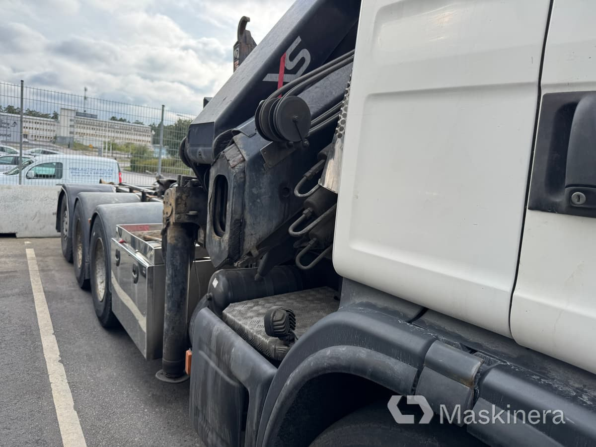 Hook lift truck Lastväxlare Scania G400LB8X4*4HNA med HIAB kran
