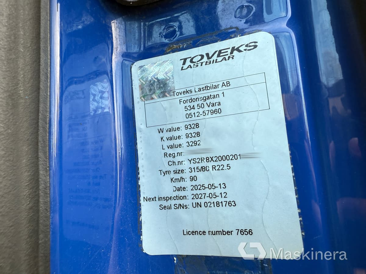 Hook lift truck Lastväxlare Scania R470lb 8x2