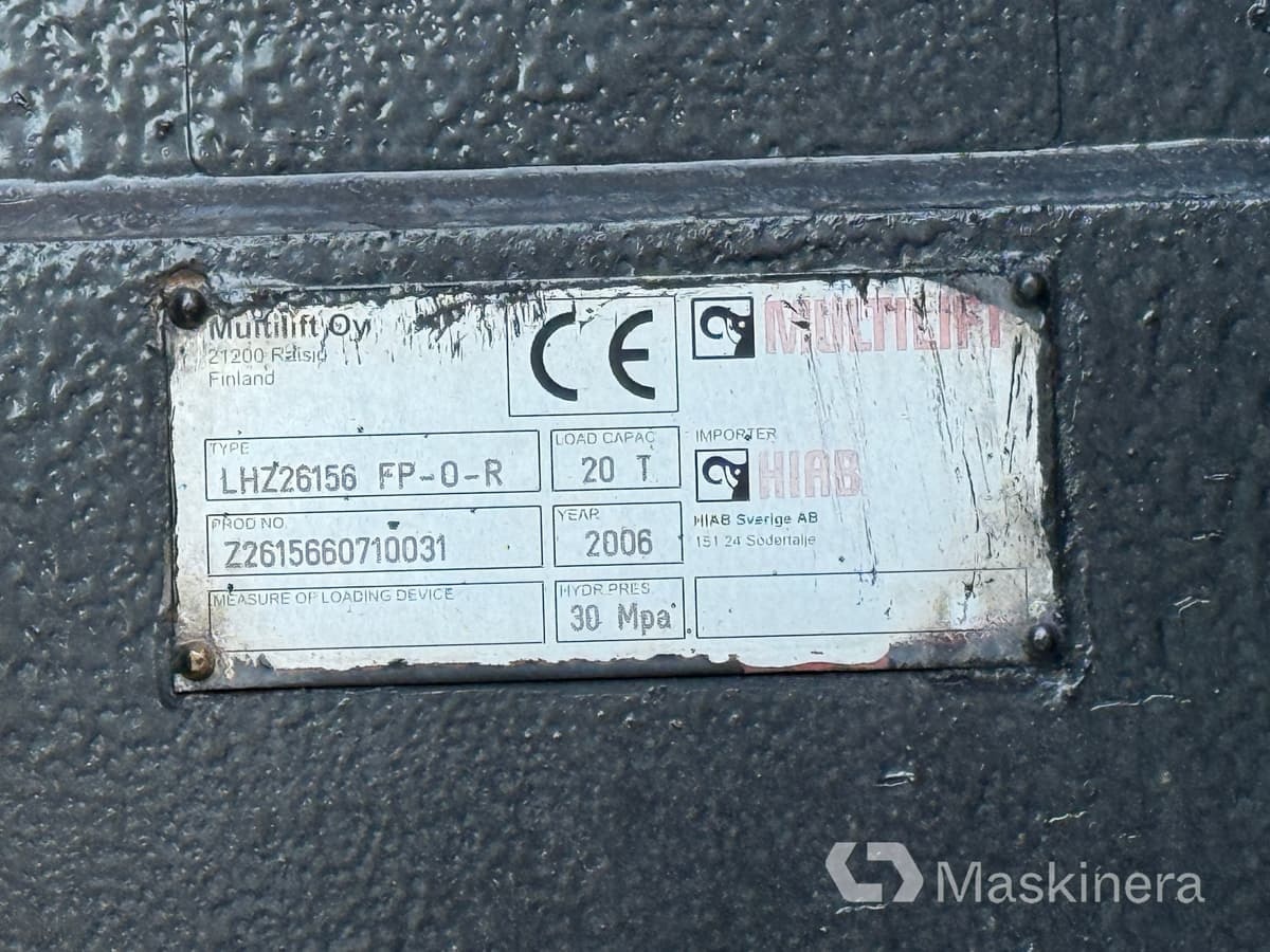 Hook lift truck Lastväxlare Scania R470lb 8x2