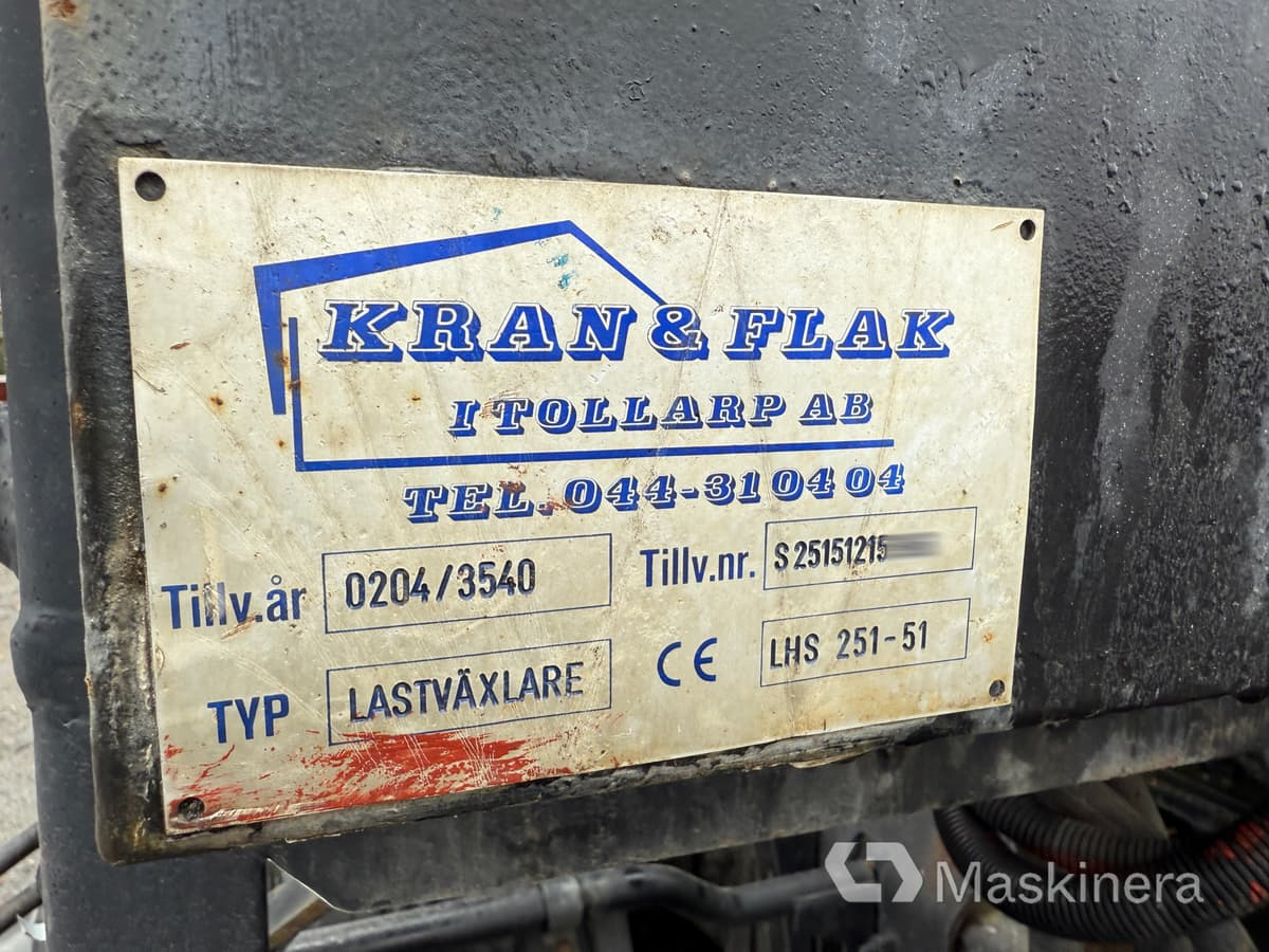 Hook lift truck Lastväxlare Volvo FM12 6X2