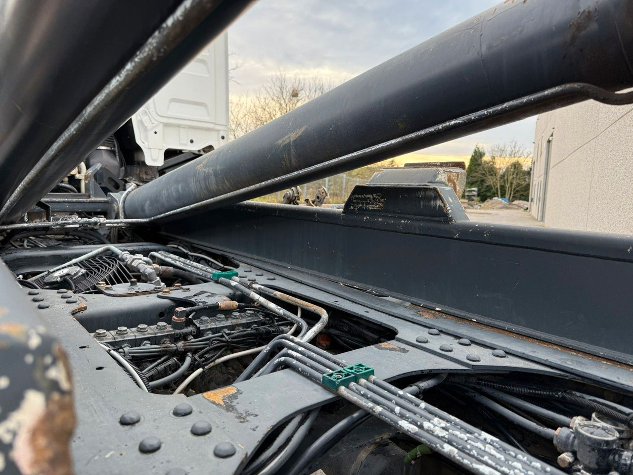 Hook lift truck MAN 26-480. 6x6. Klima.