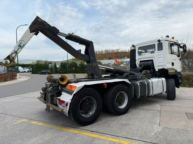 Hook lift truck MAN 26-480. 6x6. Klima.