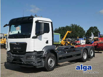 Hook lift truck MAN 26.480 GS BL 6x2, Hyva Titan 20960-S, Klima 