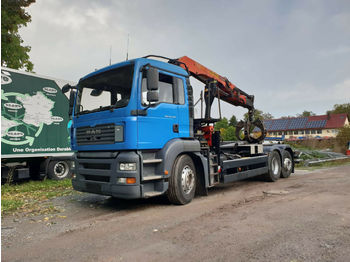 Hook lift truck MAN PALFINGER 11502 - SCHROTTGREIFER - ABROLLER 20T